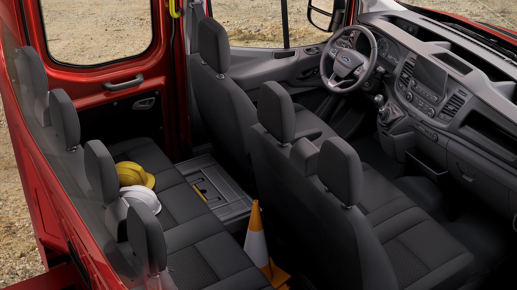 Ford Transit Chassis Cab interior cabin view